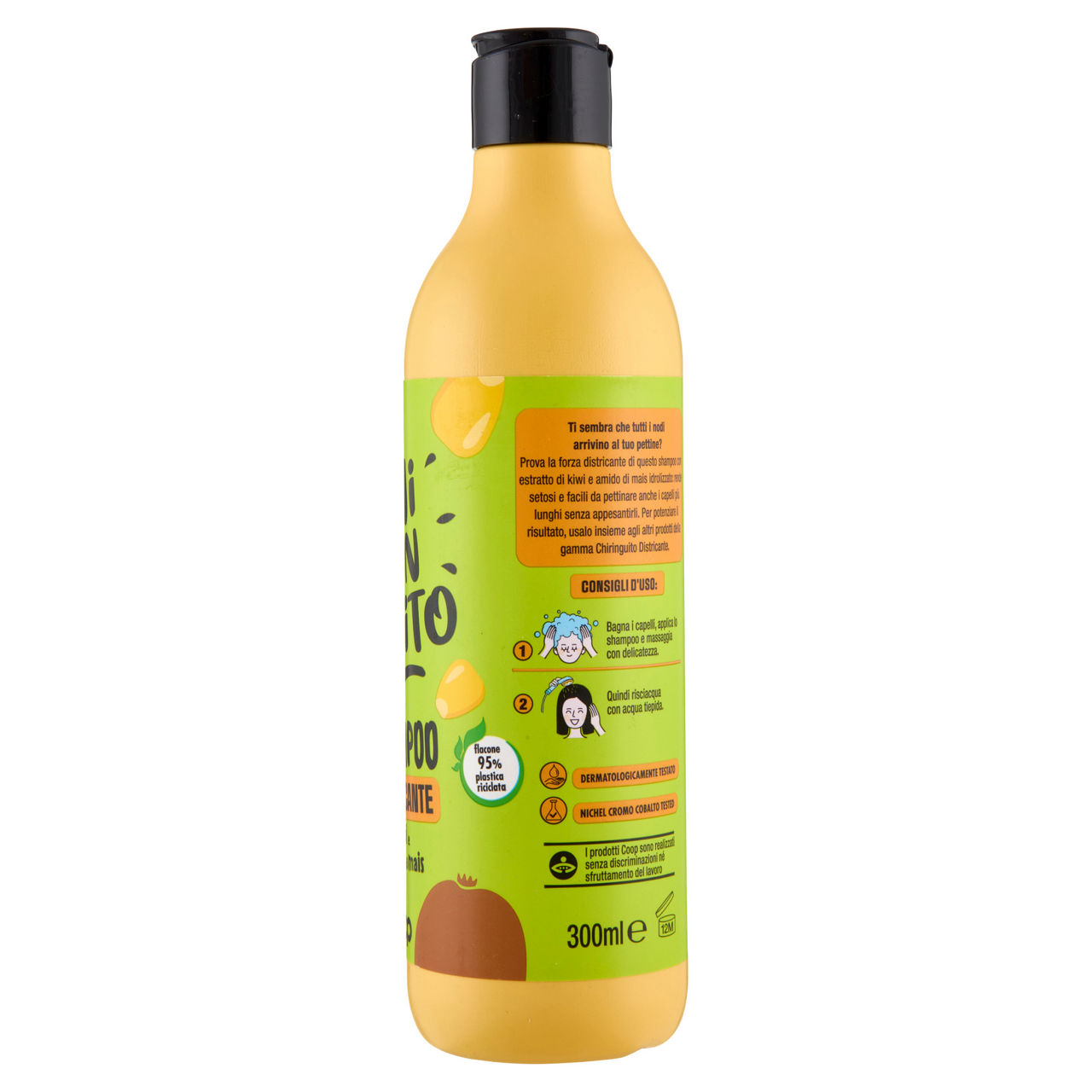 Shampoo districante kiwi e amido di mais chiringuito coop ml 300 - Immagine 11