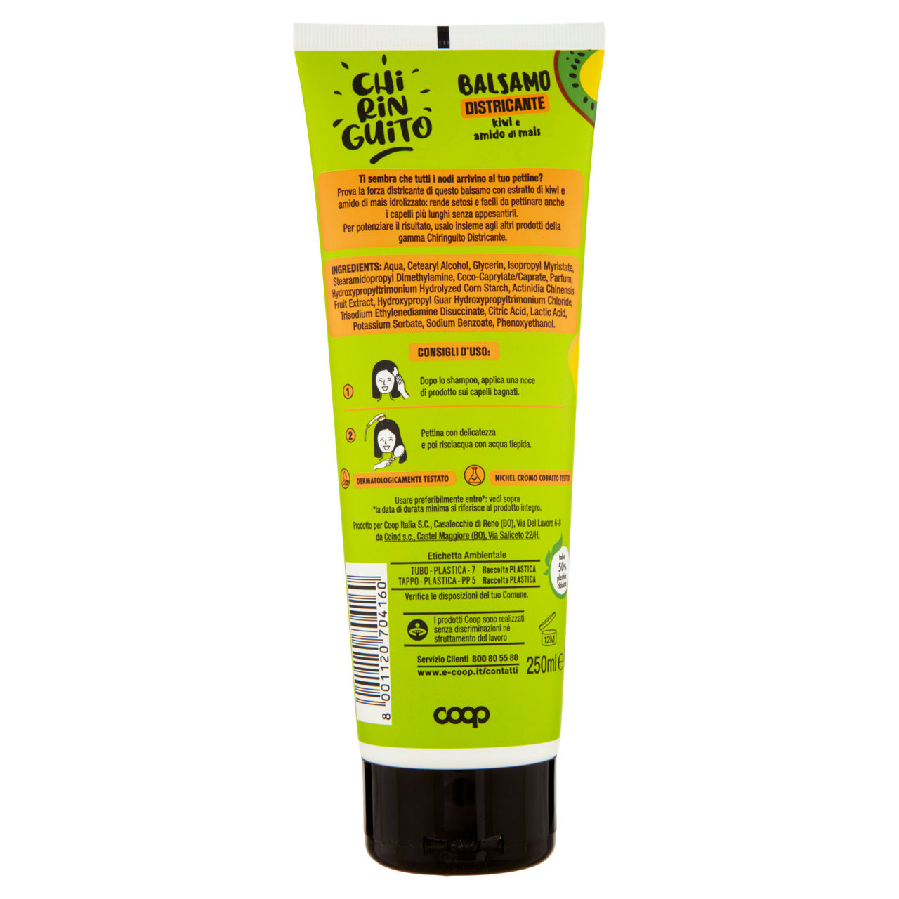 Balsamo districante kiwi e amido di mais chiringuito coop ml 250 - Immagine 41