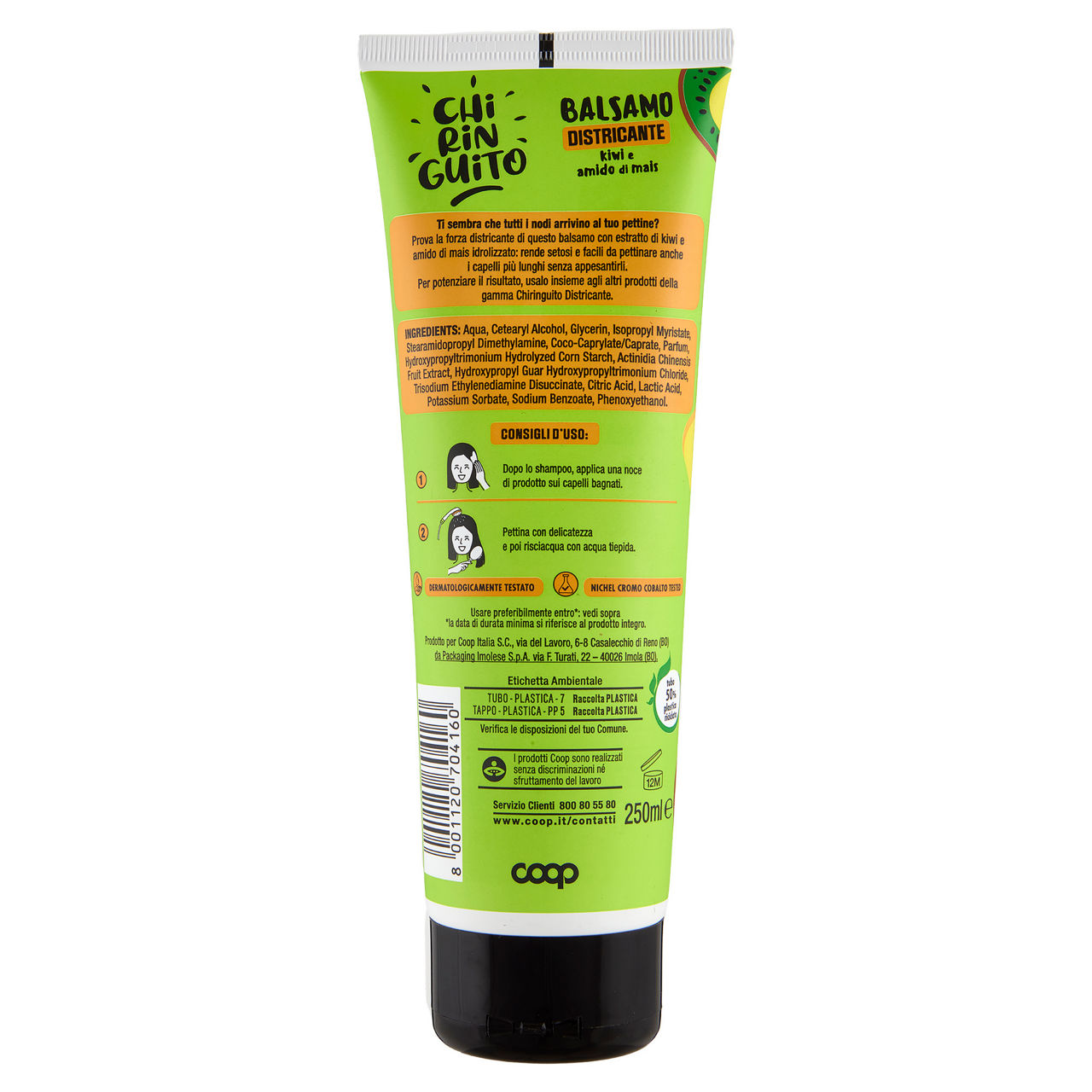 Balsamo districante kiwi e amido di mais chiringuito coop ml 250 - Immagine 121