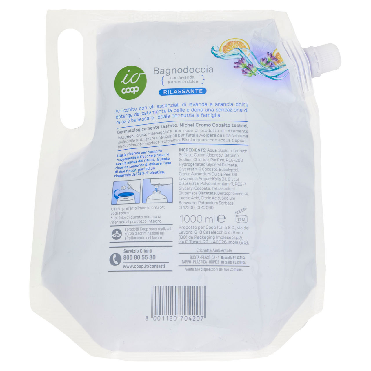 Ricarica bagnodoccia rilassante io coop ml 1000 - Immagine 31