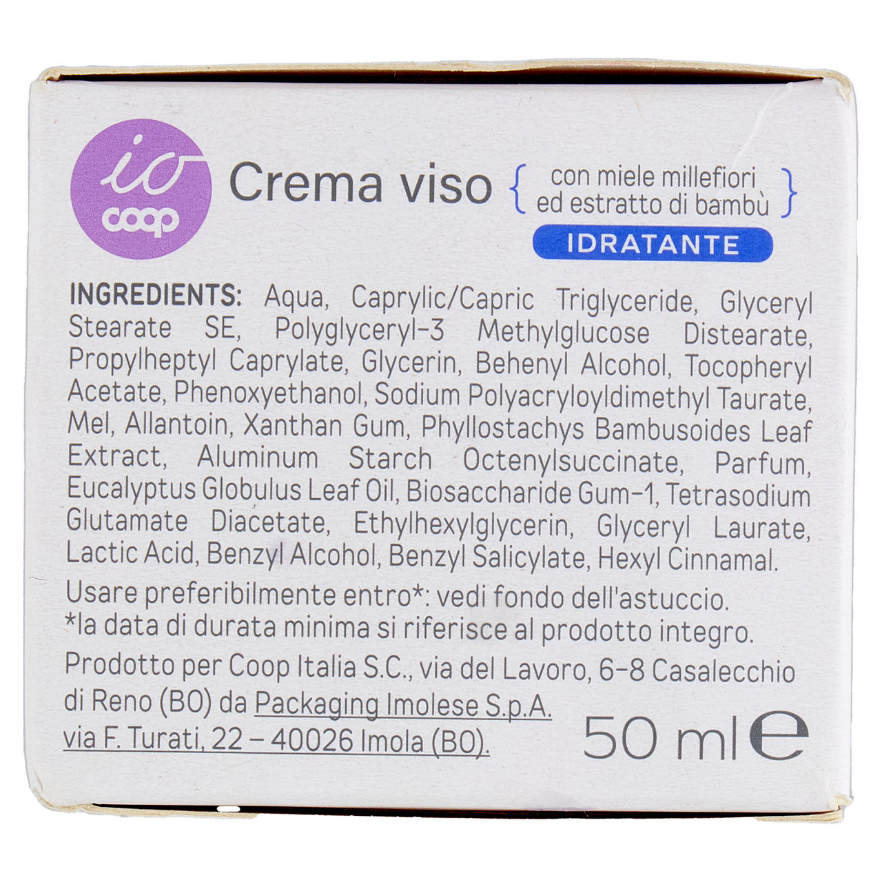 Crema viso idratante io coop ml 50 - Immagine 131
