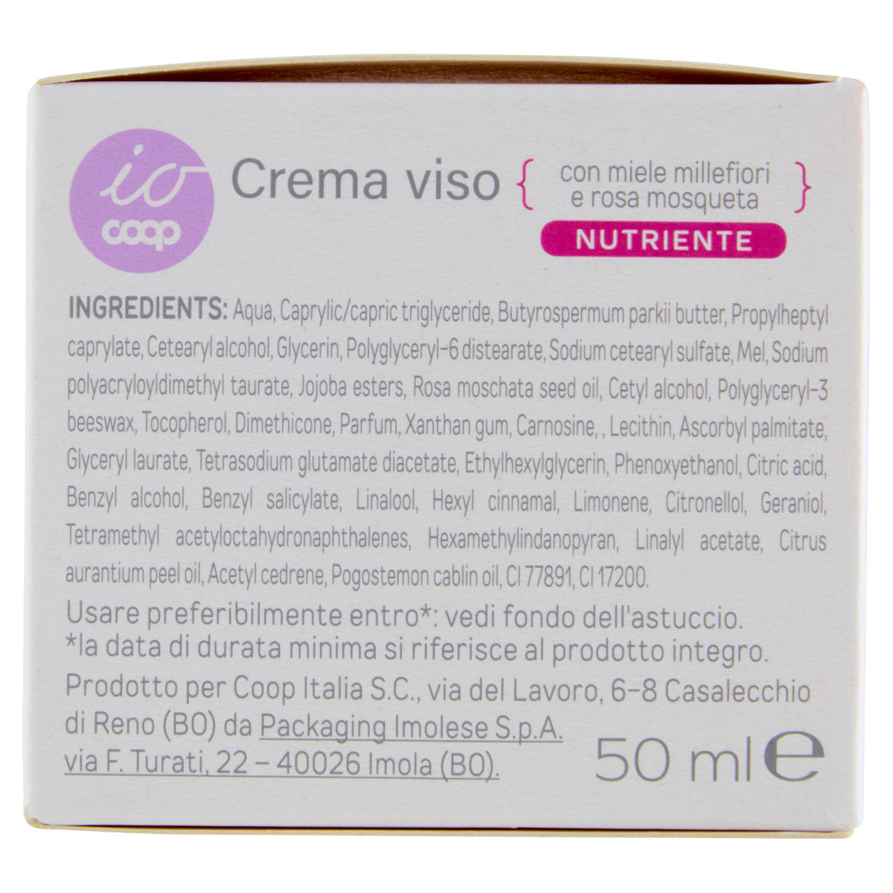 Crema viso nutriente io coop ml 50 - Immagine 131