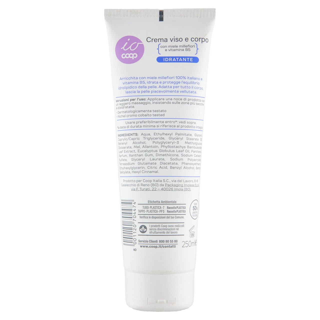Crema viso e corpo idratante io coop ml 250 - Immagine 51
