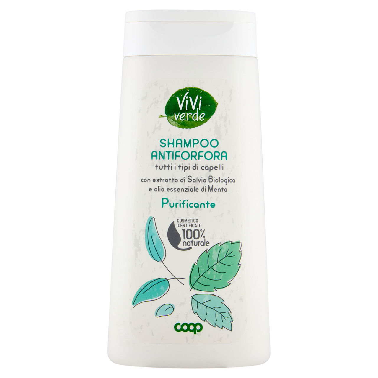 Shampoo antiforfora purificante vivi verde coop ml 250 - Immagine 01