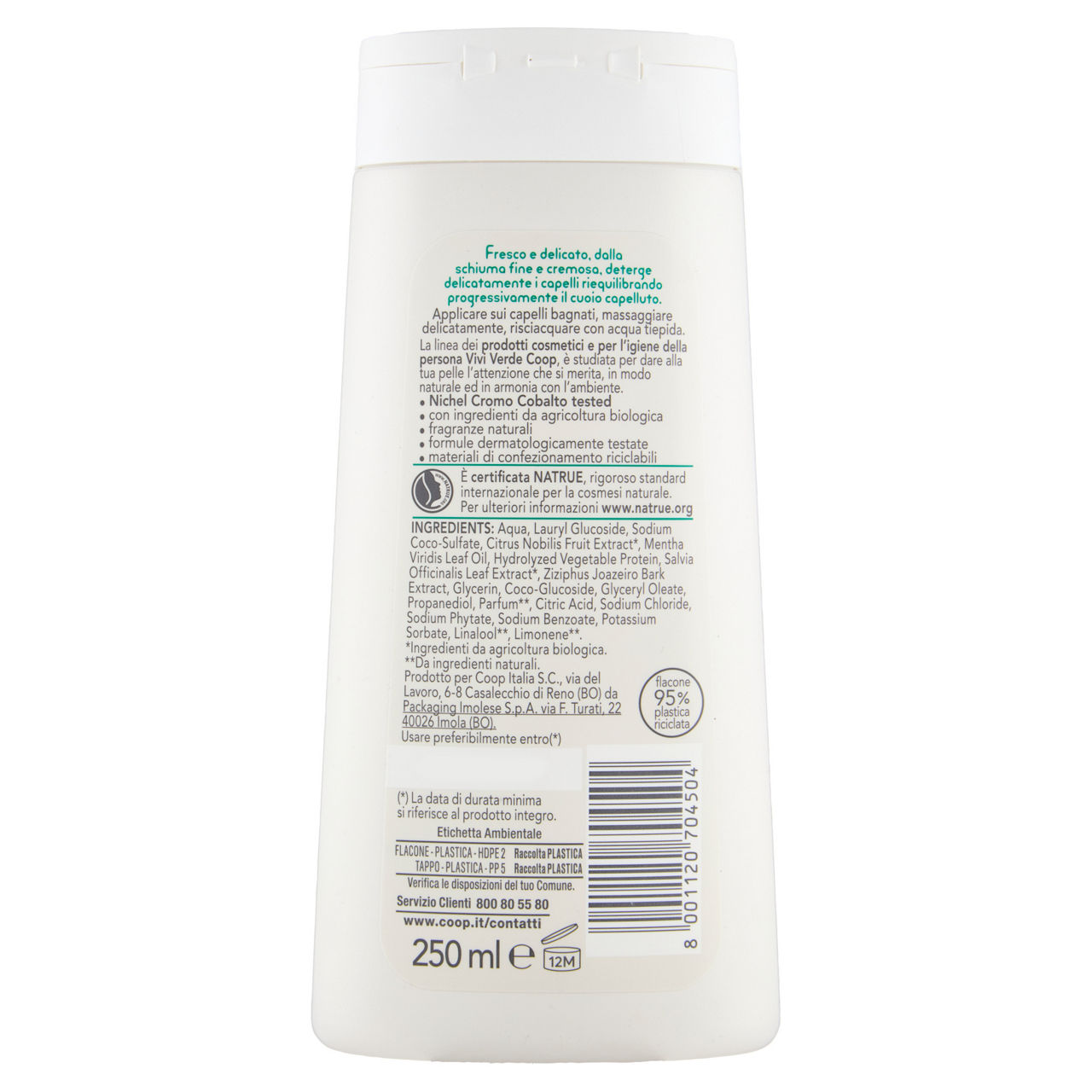 Shampoo antiforfora purificante vivi verde coop ml 250 - Immagine 21