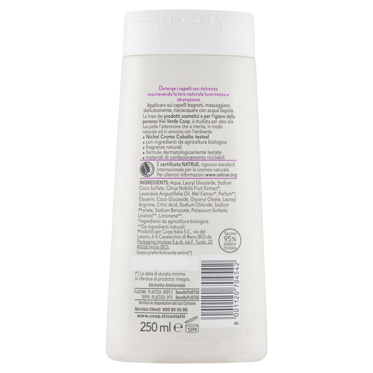 Shampoo addolcente idratante vivi verde coop ml 250 - Immagine 11