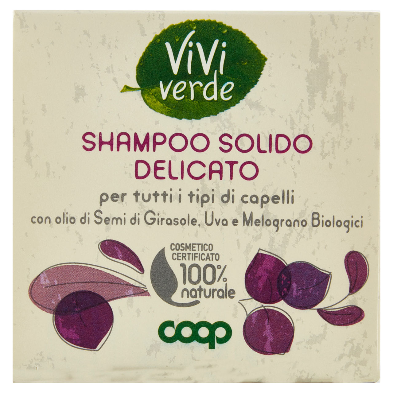 Shampoo solido delicato vivi verde coop gr 60 - Immagine 01