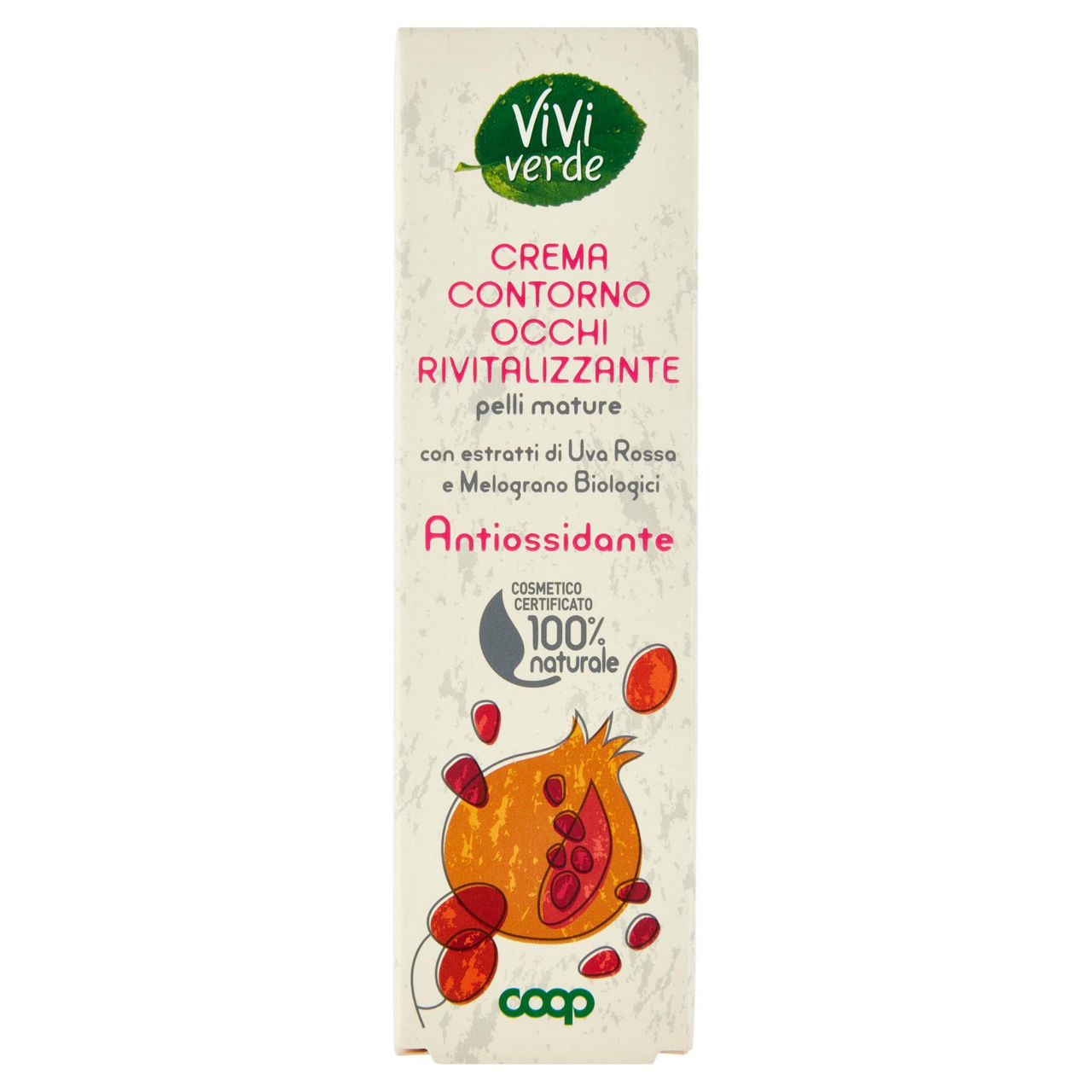 Crema contorno occhi rivitalizzante antiossidante vivi verde coop ml 15