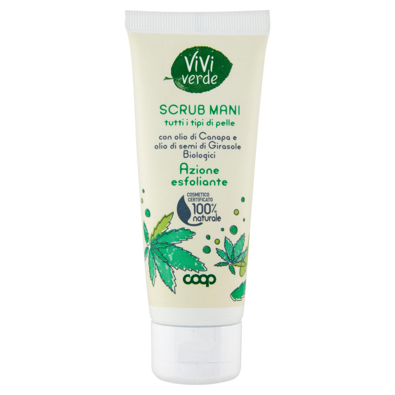 Scrub mani azione esfoliante vivi verde coop ml 75