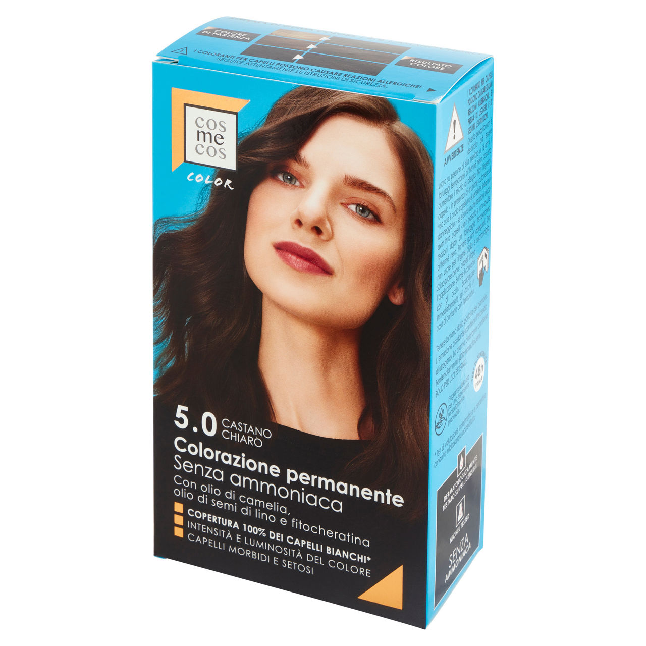 Colorazione per capelli permanente 5.0 castano chiaro 1 pz - Immagine 51