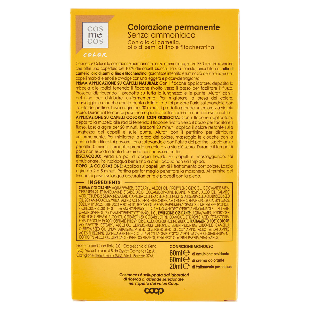 Colorazione per capelli permanente 4.0 castano 1 pz - Immagine 31