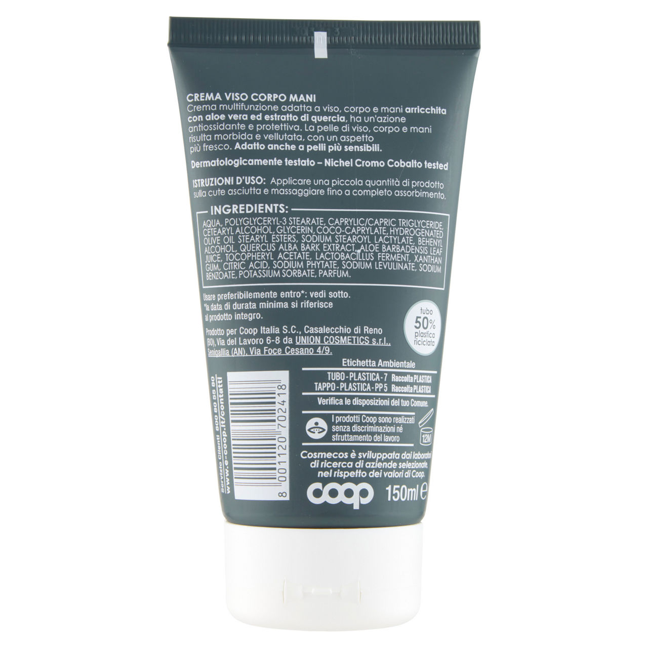 Crema multifunzione man viso corpo e mani nutriente 150 ml - Immagine 31