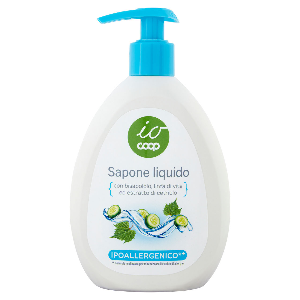Sapone liquido ipoallergenico io coop ml 300 - Immagine 01