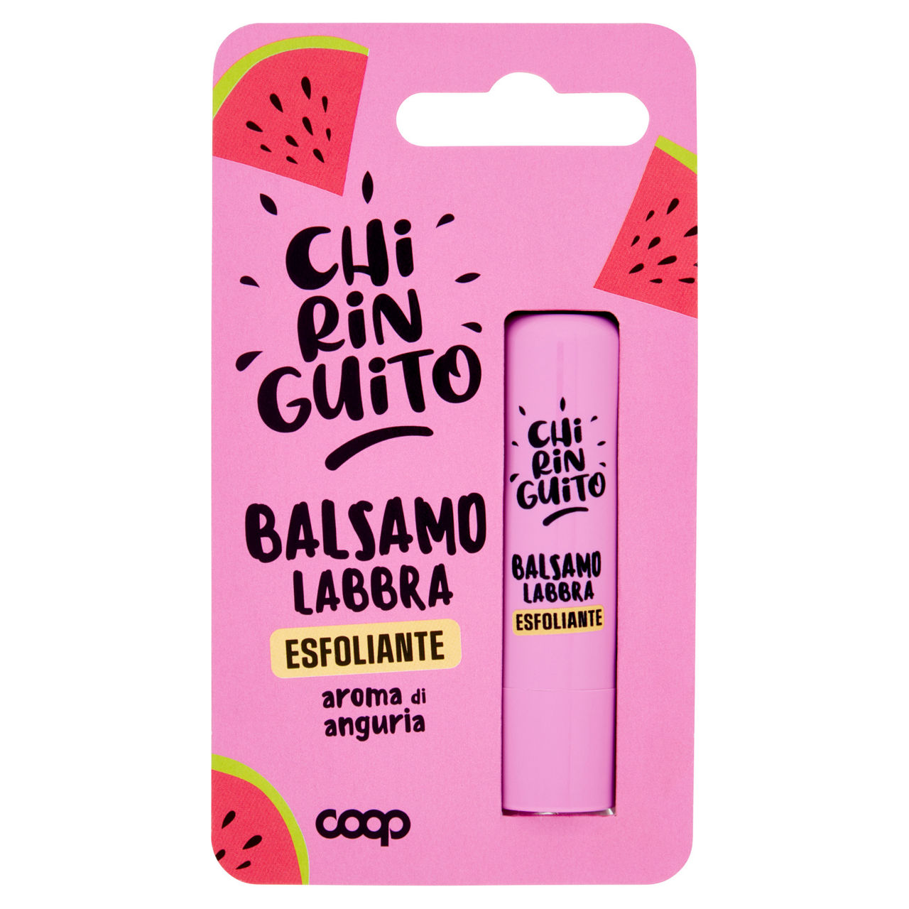 Balsamo labbra esfoliante aroma di anguria chiringuito coop g 4,8 pz.1 - Immagine 01