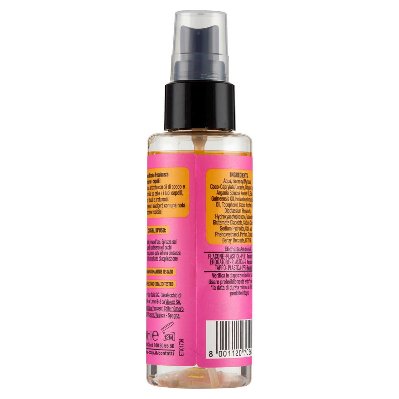 Acqua corpo e capelli profumata rinfrescante chiringuito coop ml 100 - Immagine 21