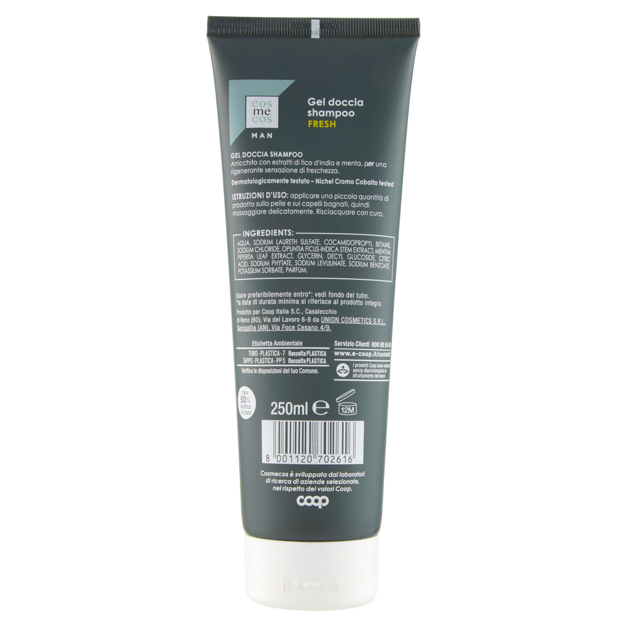 Gel doccia shampoo man fresh 250 ml - Immagine 51