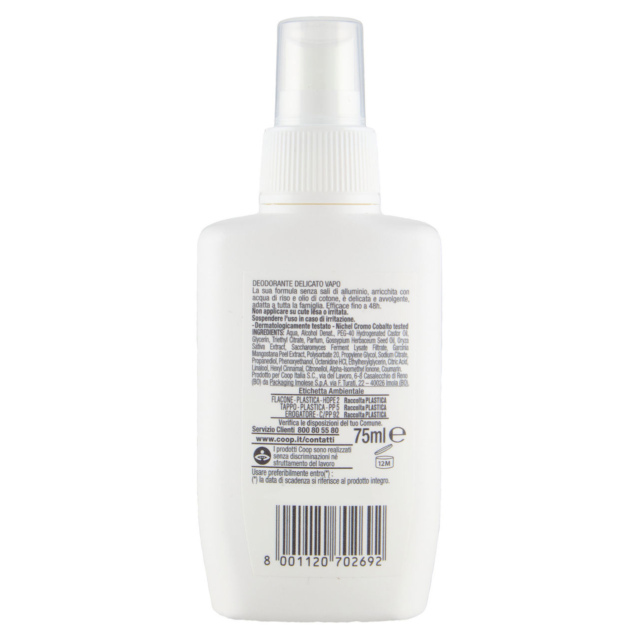 Deodorante vapo no gas 48h delicato io coop ml 75 - Immagine 41