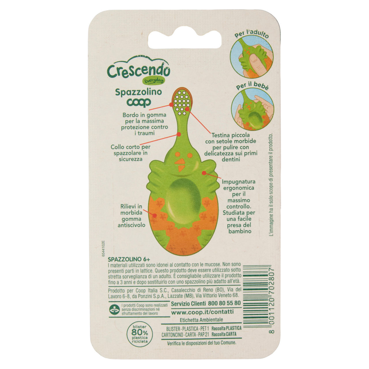 Spazzolino mesi 6+ coop crescendo everyday pz.1 - Immagine 11