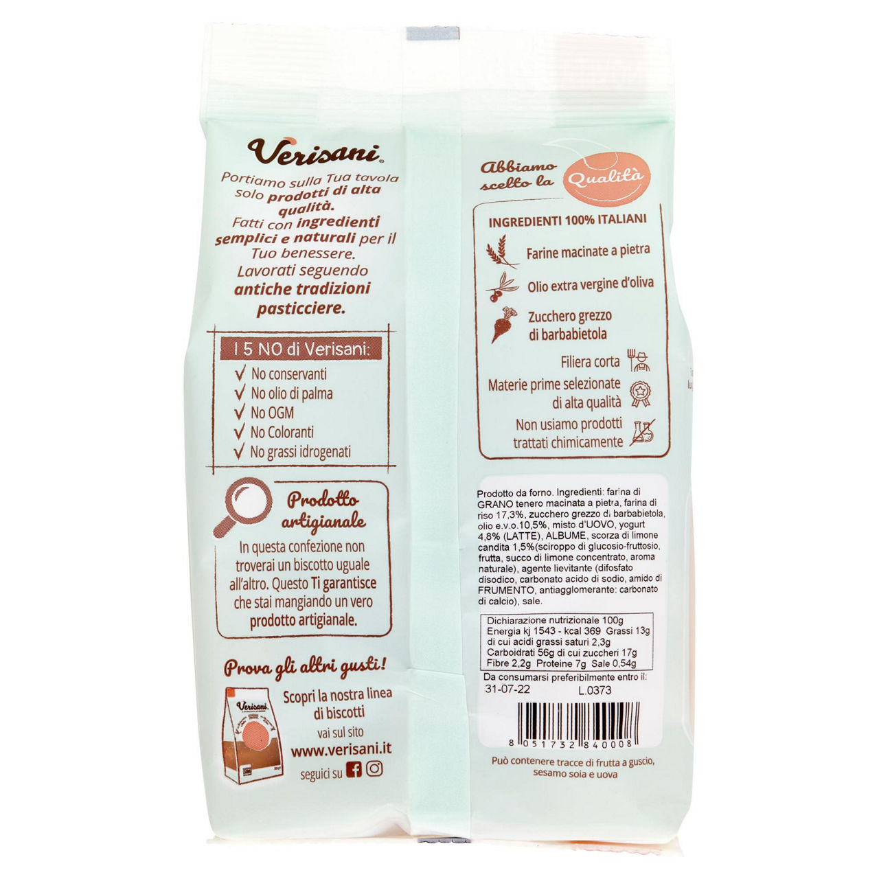 Biscotti riso limone e yogurt 300 gr - Immagine 11