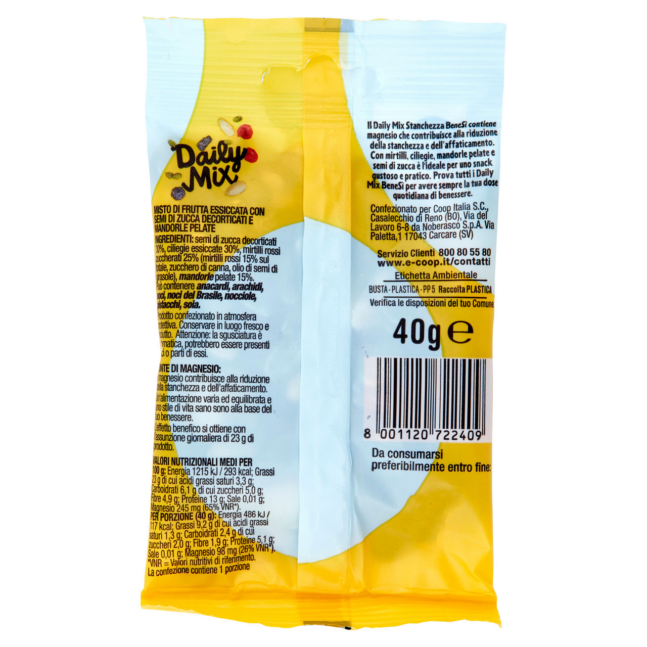 Mix stanchezza di frutta secca e essiccata 40 gr - Immagine 21