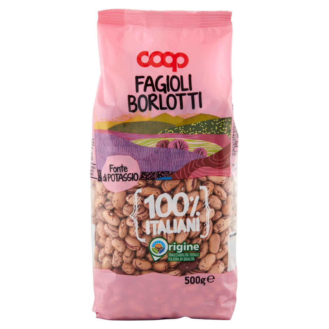 Fagioli borlotti 500 gr - Immagine 01
