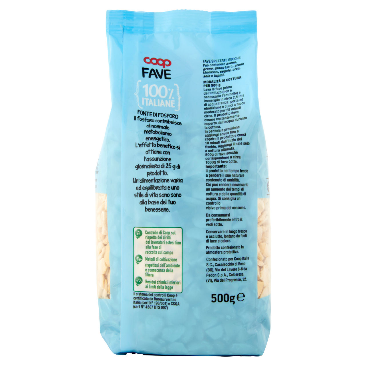 Fave spezzate 500 gr - Immagine 131