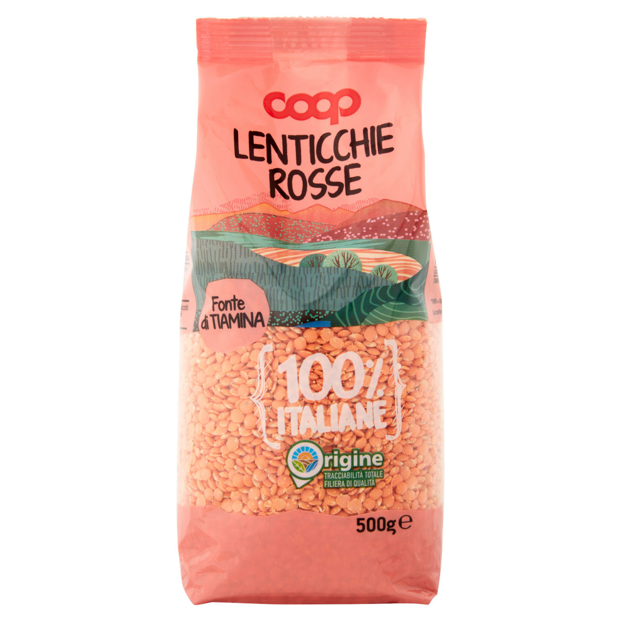 Lenticchie rosse decorticate 500 gr