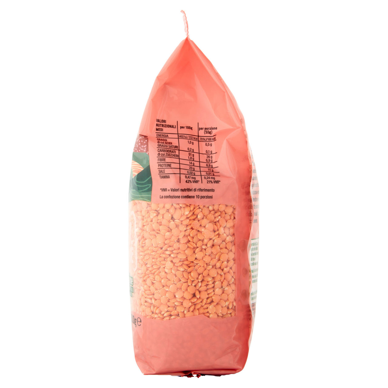 Lenticchie rosse decorticate 500 gr - Immagine 201