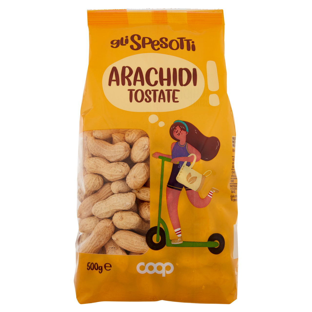 Arachidi con guscio tostate 500 gr - Immagine 01
