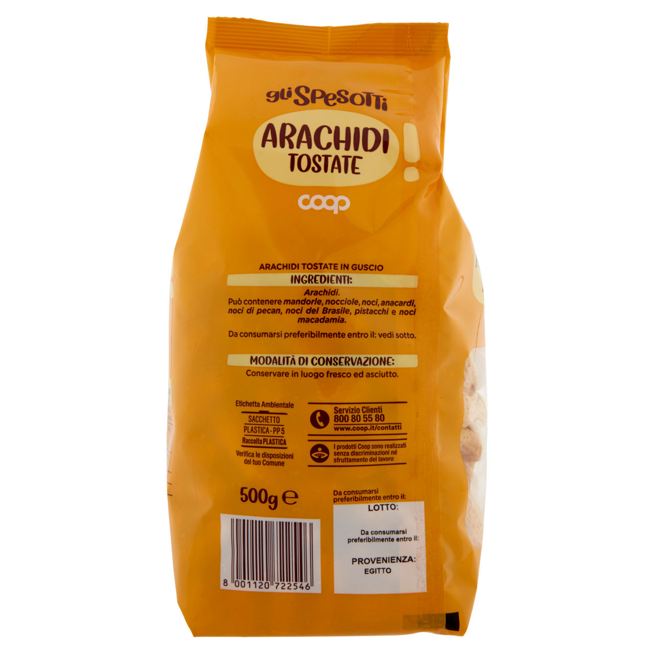Arachidi con guscio tostate 500 gr - Immagine 51