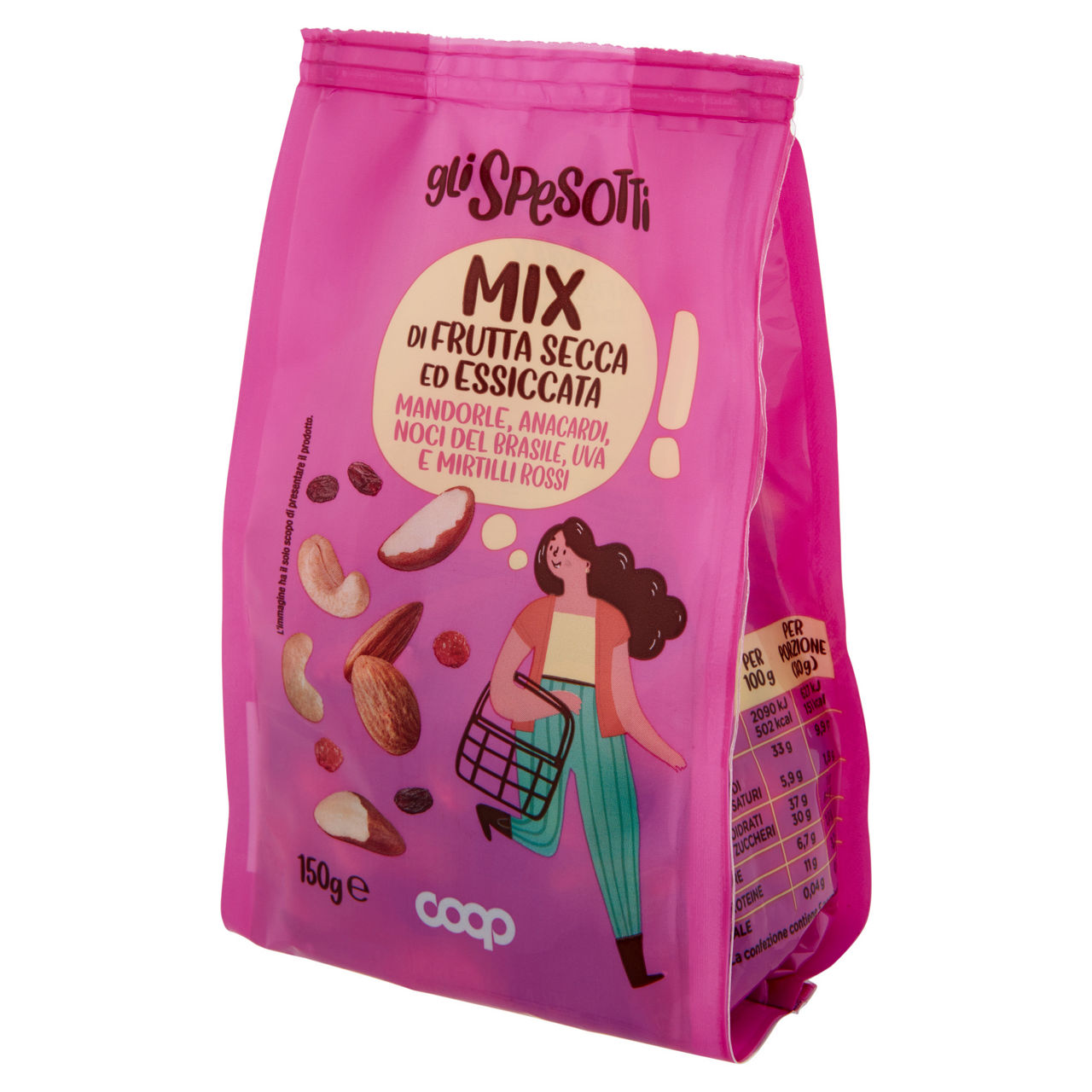 Mix frutta secca con noci del Brasile 150 gr - Immagine 21