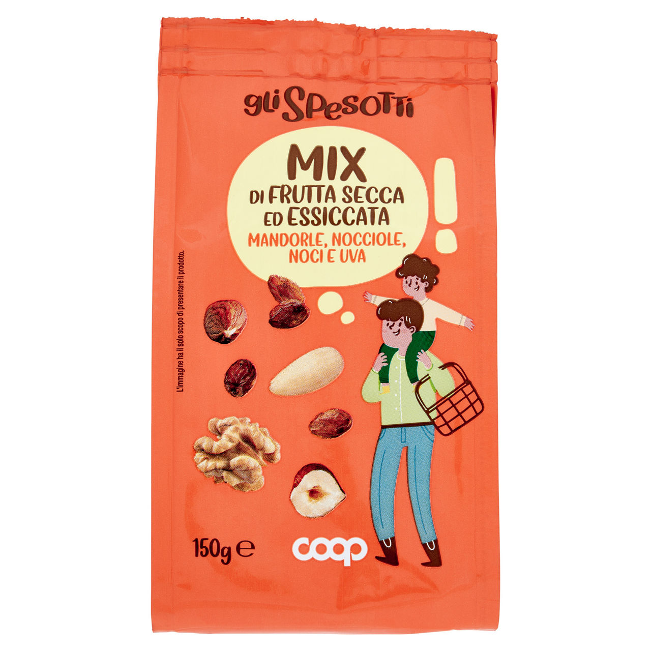 Mix frutta secca e uvetta sultanina 150 gr - Immagine 01