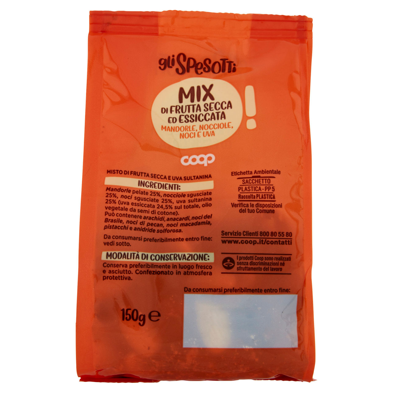 Mix frutta secca e uvetta sultanina 150 gr - Immagine 71