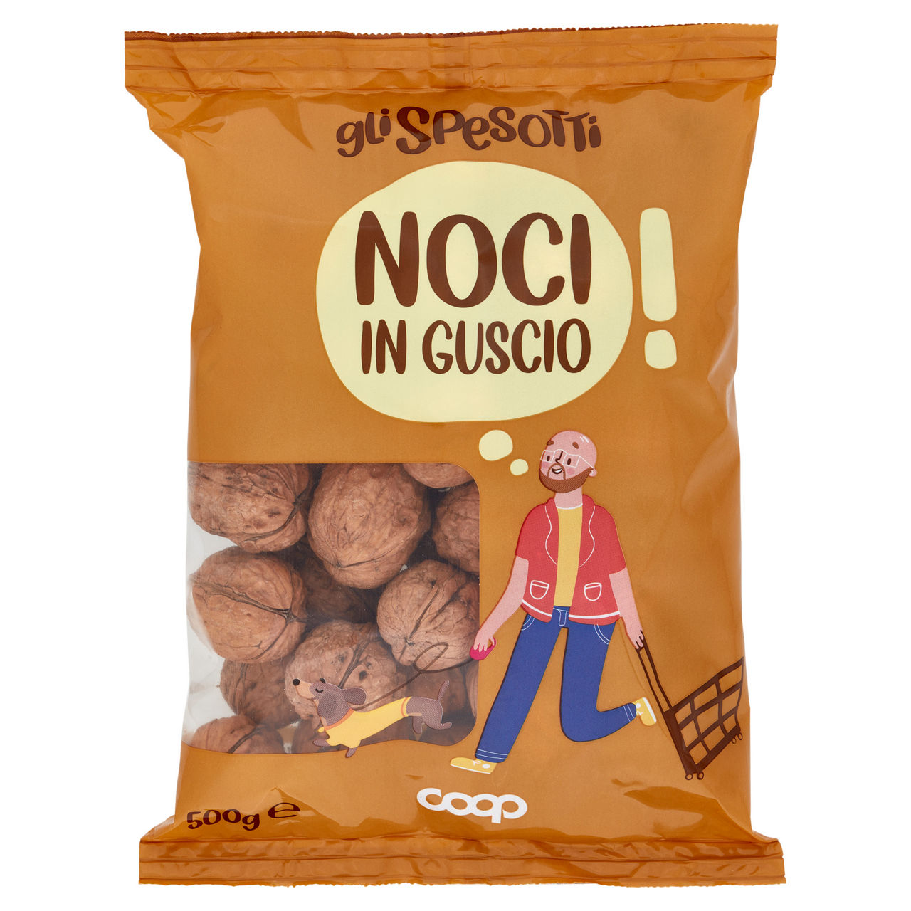 Noci con guscio 500 gr