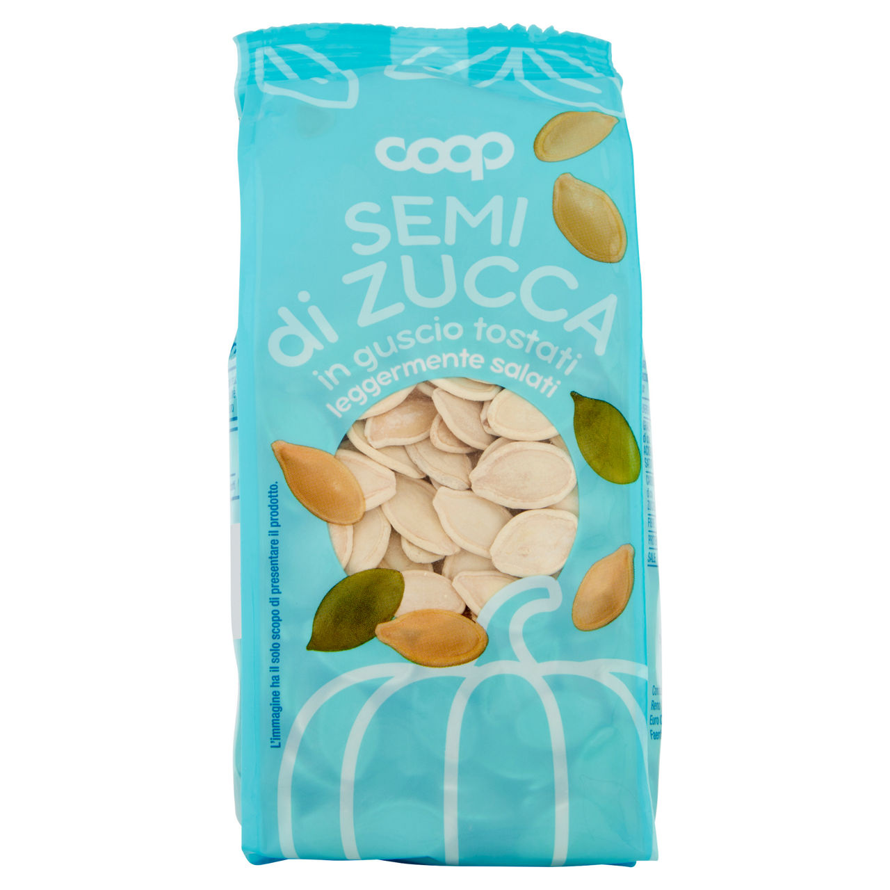 Semi di zucca in guscio tostati e salati 250 gr - Immagine 01