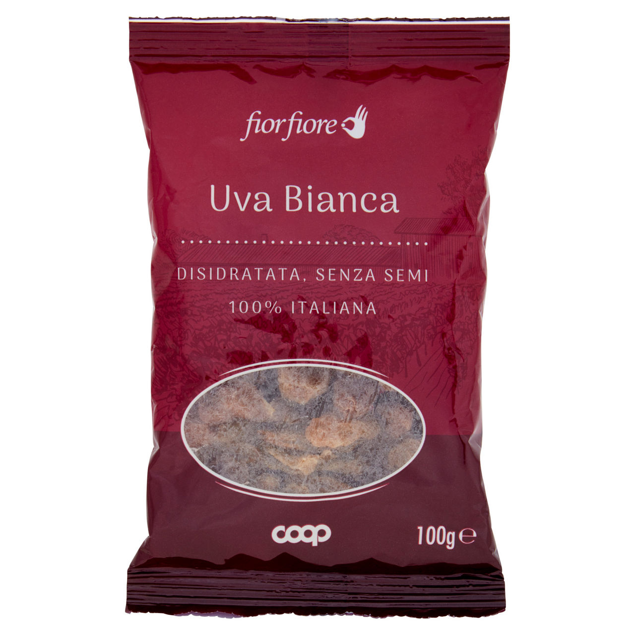 Uva bianca disidratata senza semi 100 gr - Immagine 01