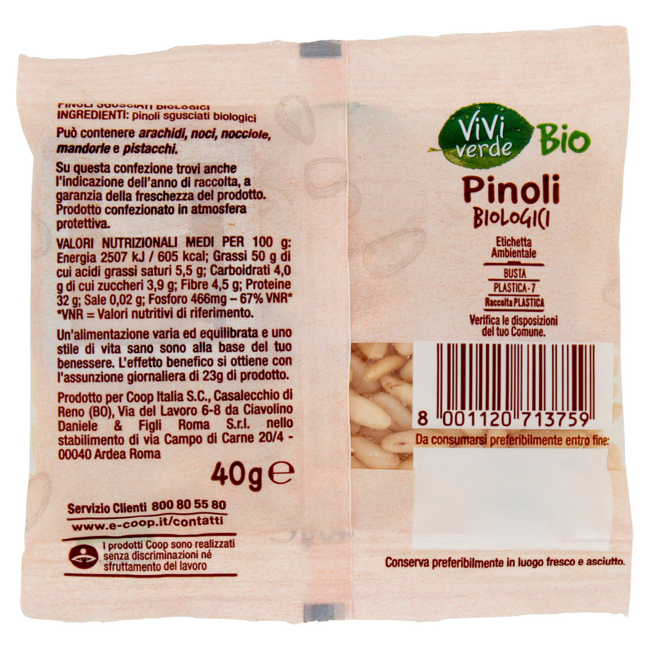 Pinoli bio 40 gr - Immagine 51