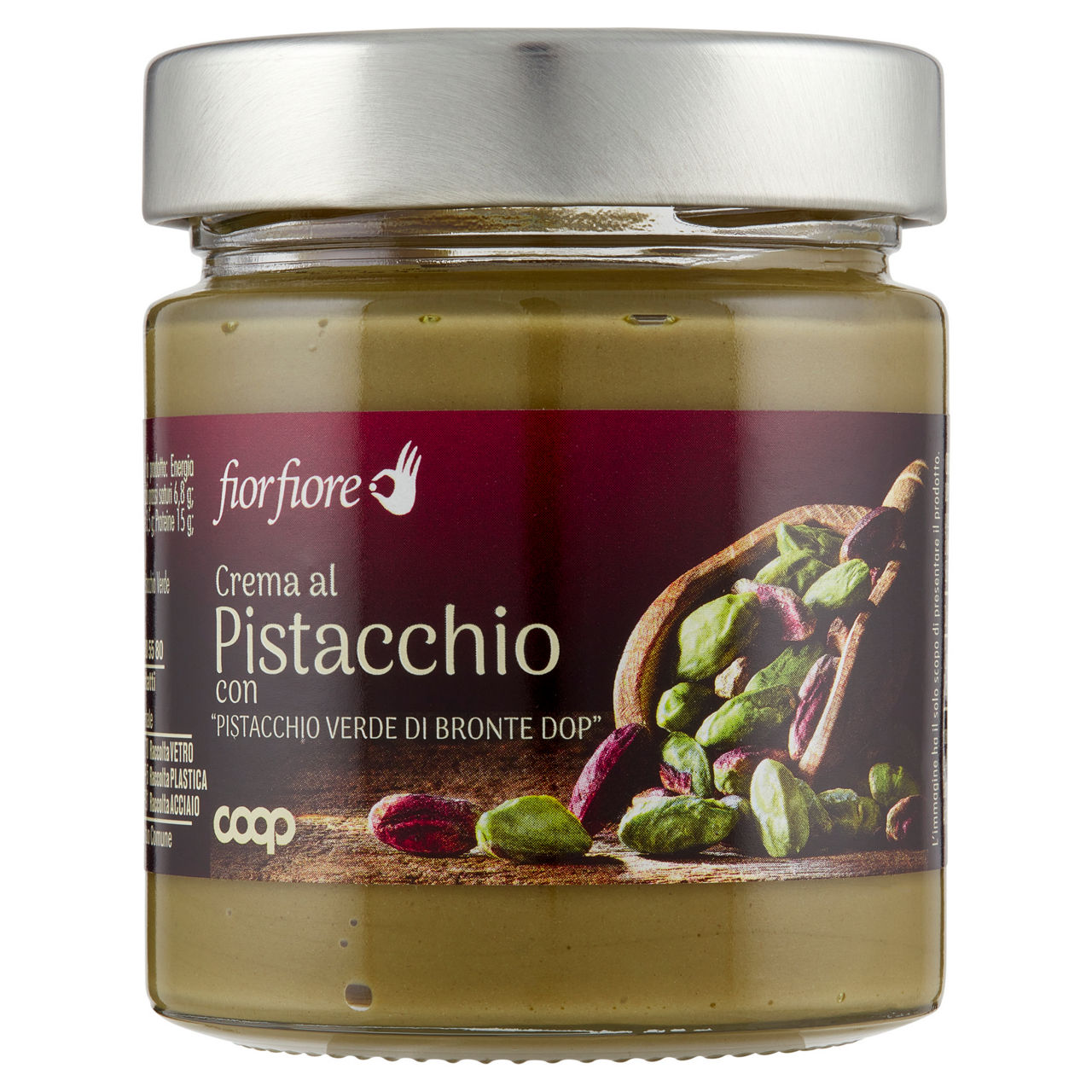 Crema spalmabile al pistacchio con pistacchio verde di Bronte DOP 200 gr - Immagine 01
