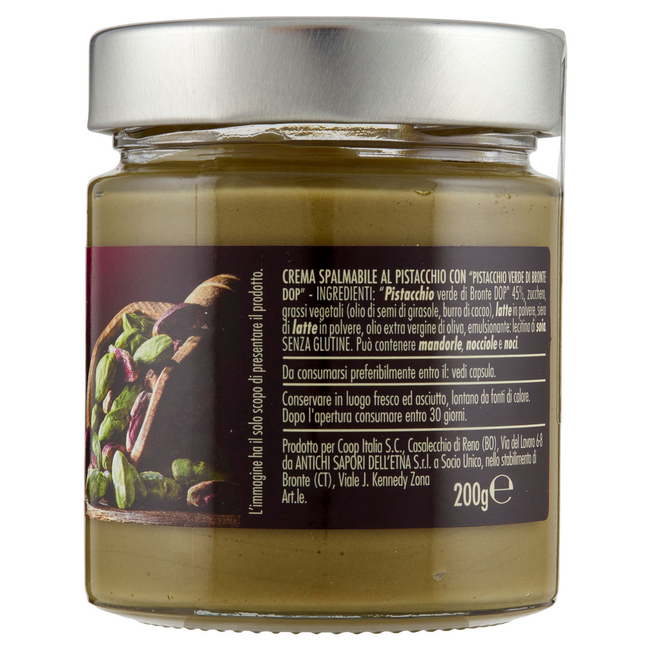 Crema spalmabile al pistacchio con pistacchio verde di Bronte DOP 200 gr - Immagine 11