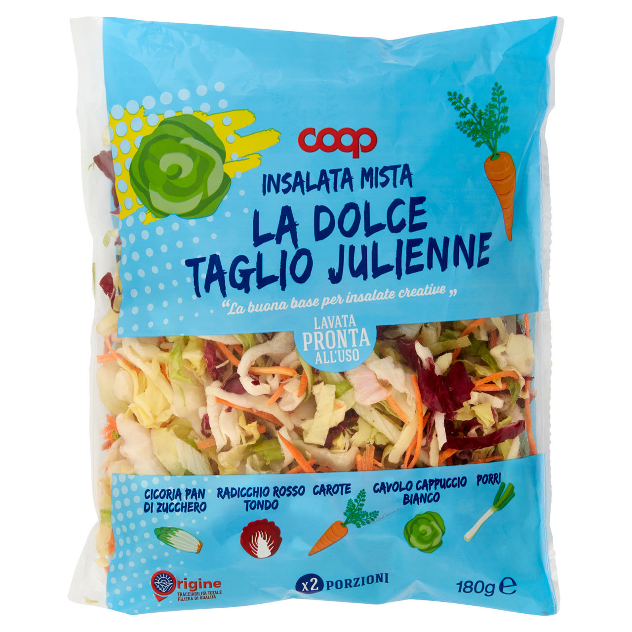 Insalata mista 180 gr - Immagine 01
