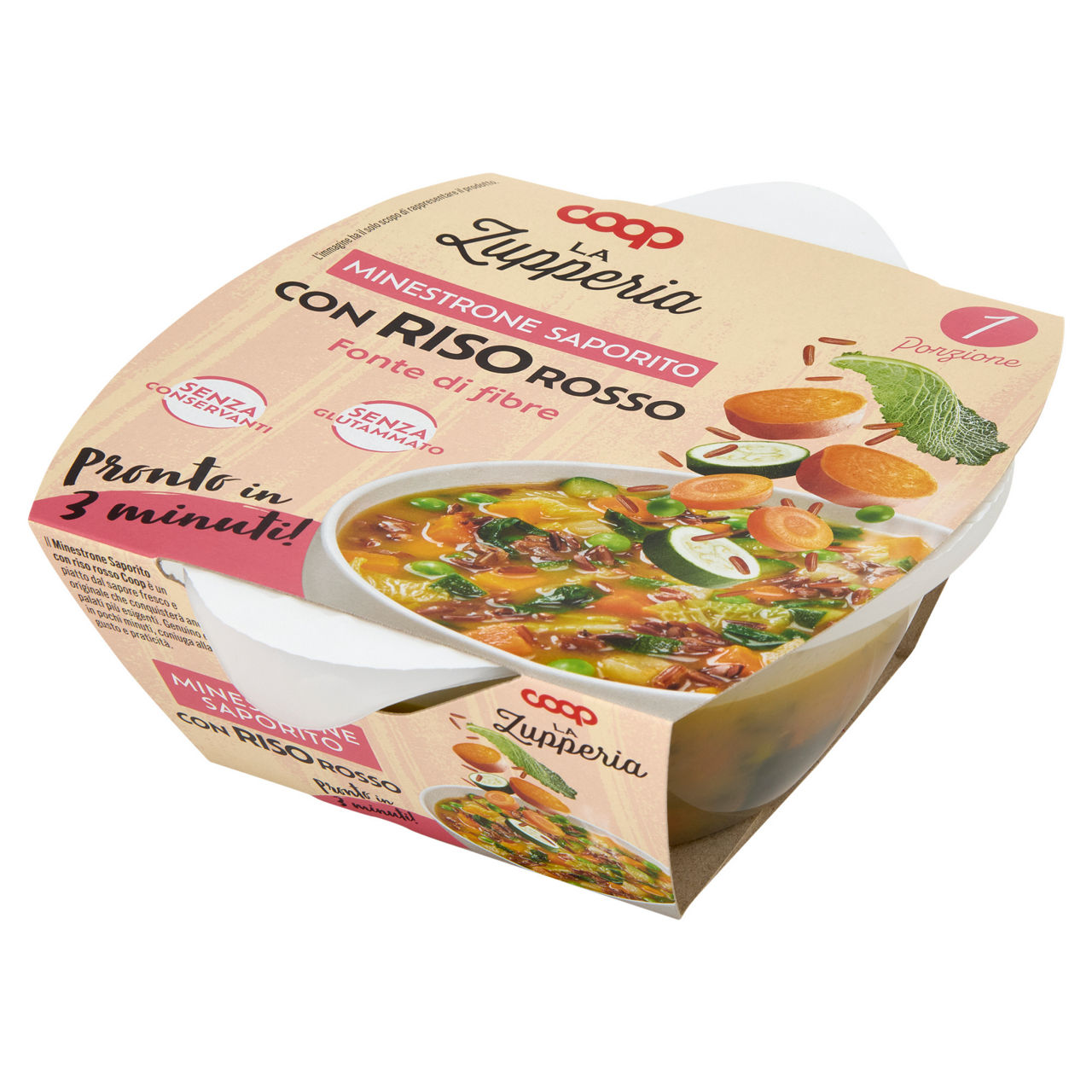 Minestrone saporito con riso rosso 350 gr - Immagine 11