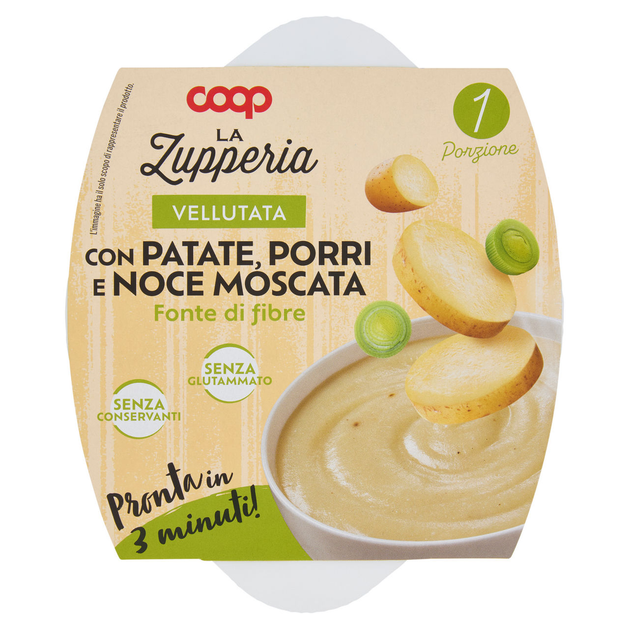 Vellutata con patate e porri 350 gr - Immagine 01