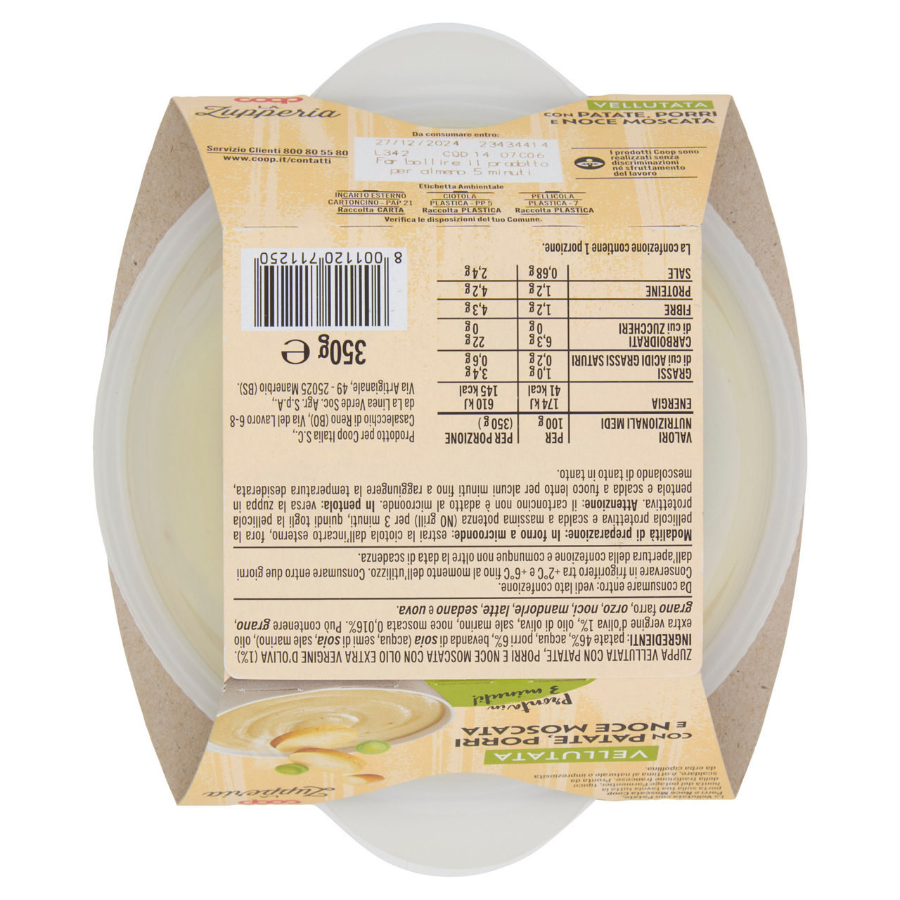 Vellutata con patate e porri 350 gr - Immagine 31