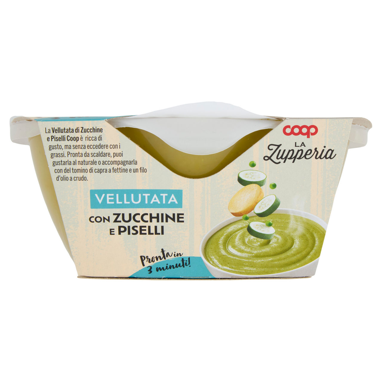 Vellutata con zucchine e piselli 350 gr - Immagine 21