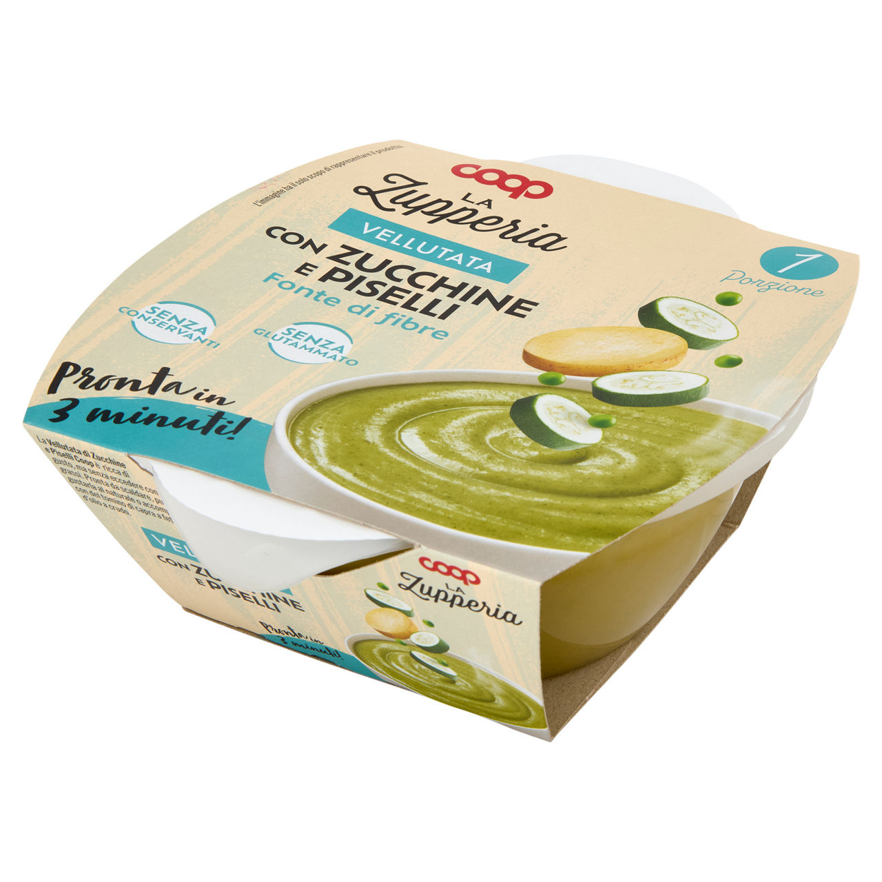 Vellutata con zucchine e piselli 350 gr - Immagine 41
