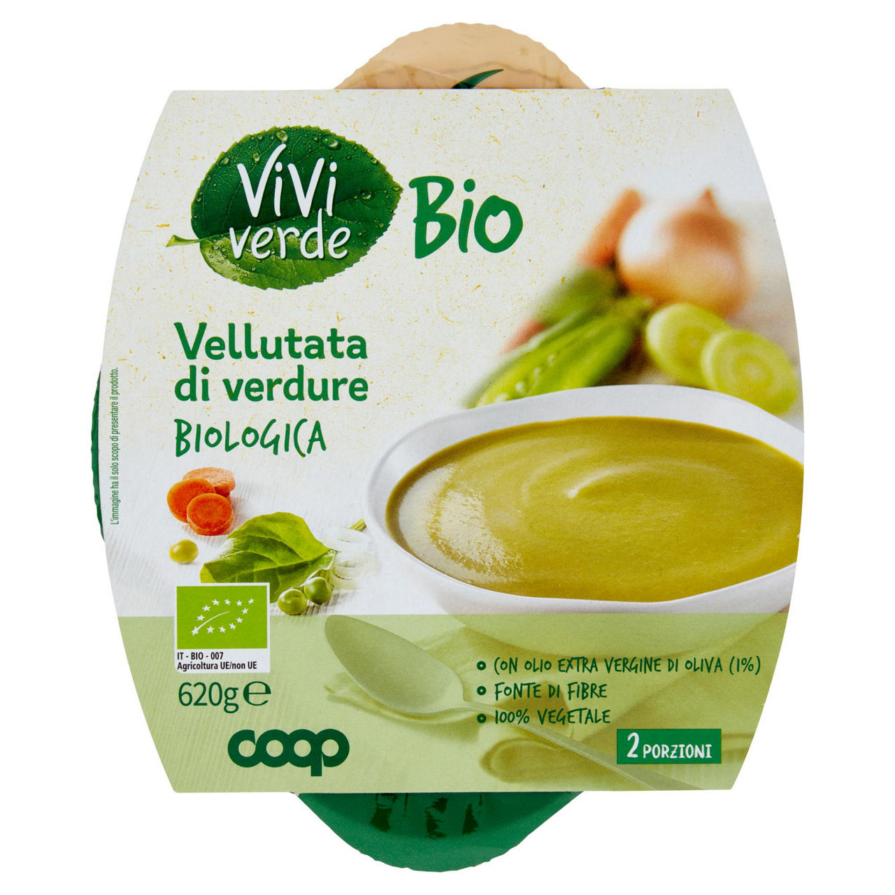 Vellutata di verdure bio 620 gr - Immagine 01