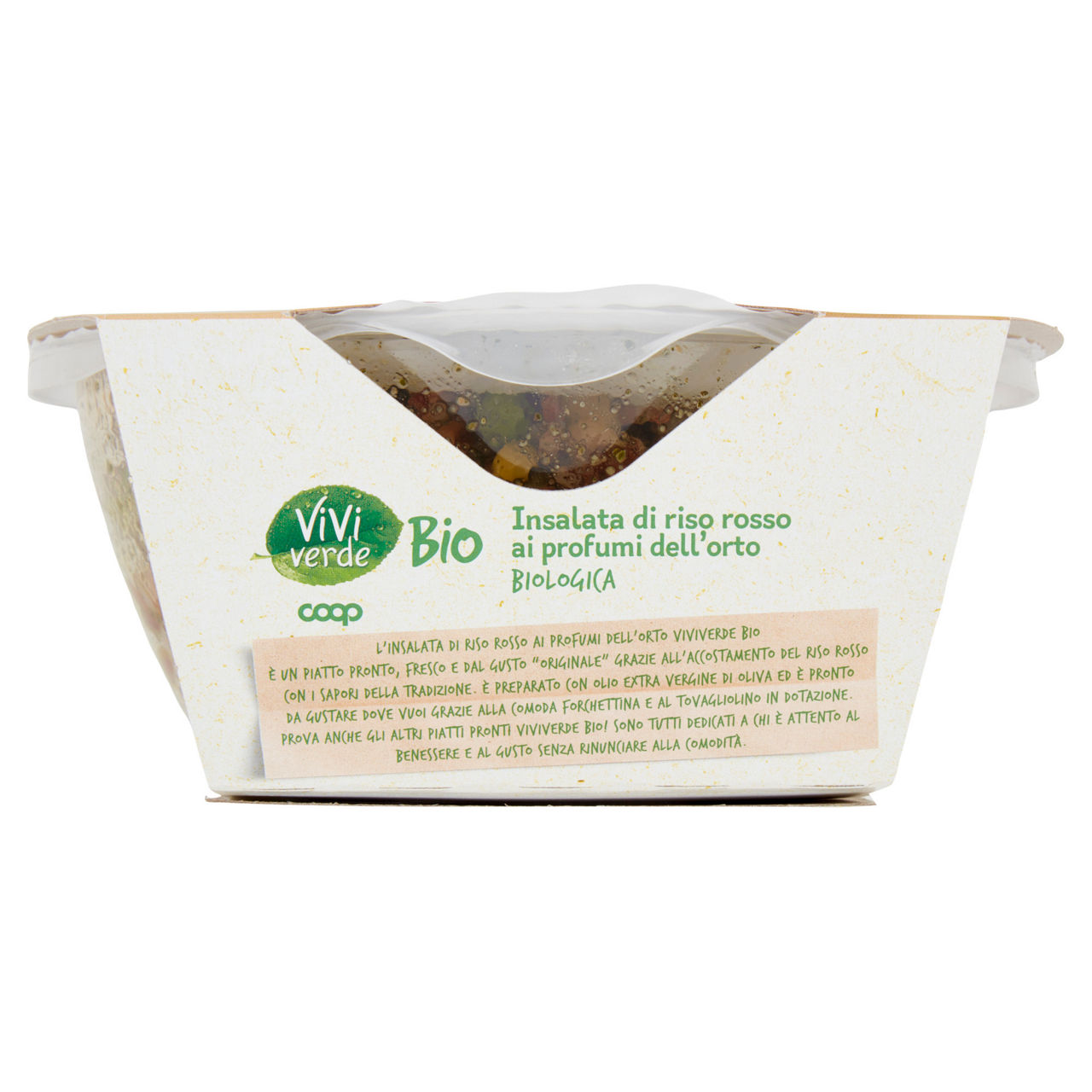 INSALATA DI RISO ROSSO CON VERDURE PROFUMI ORTO VIVI VERDE BIO COOP CIOT G 200 - Immagine 61