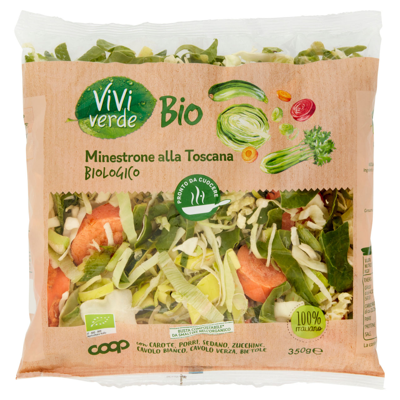 Minestrone alla Toscana bio 350 gr - Immagine 01