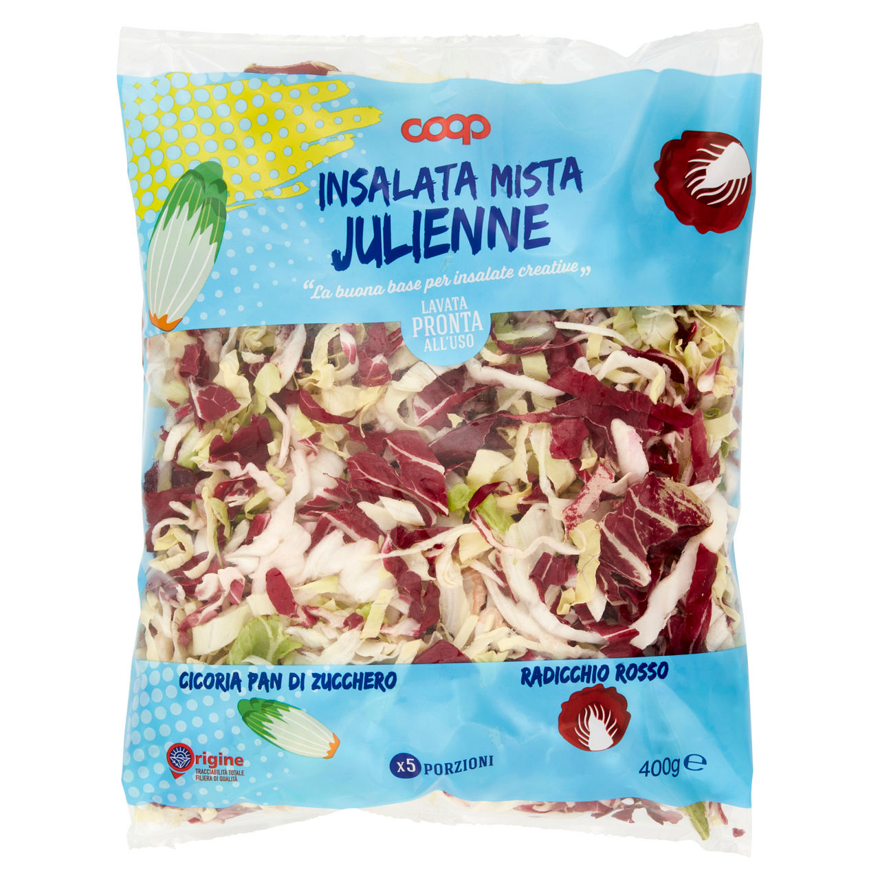 Insalata di cicoria e radicchio rosso 400 gr - Immagine 11