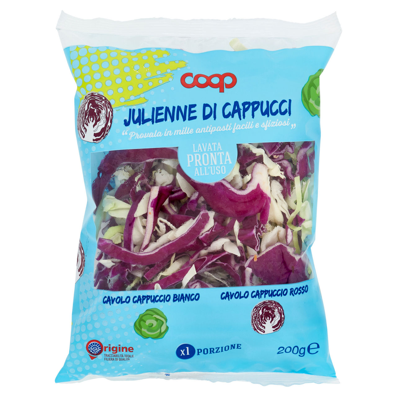 Insalata di cappuccio bianco e rosso 200 gr - Immagine 11